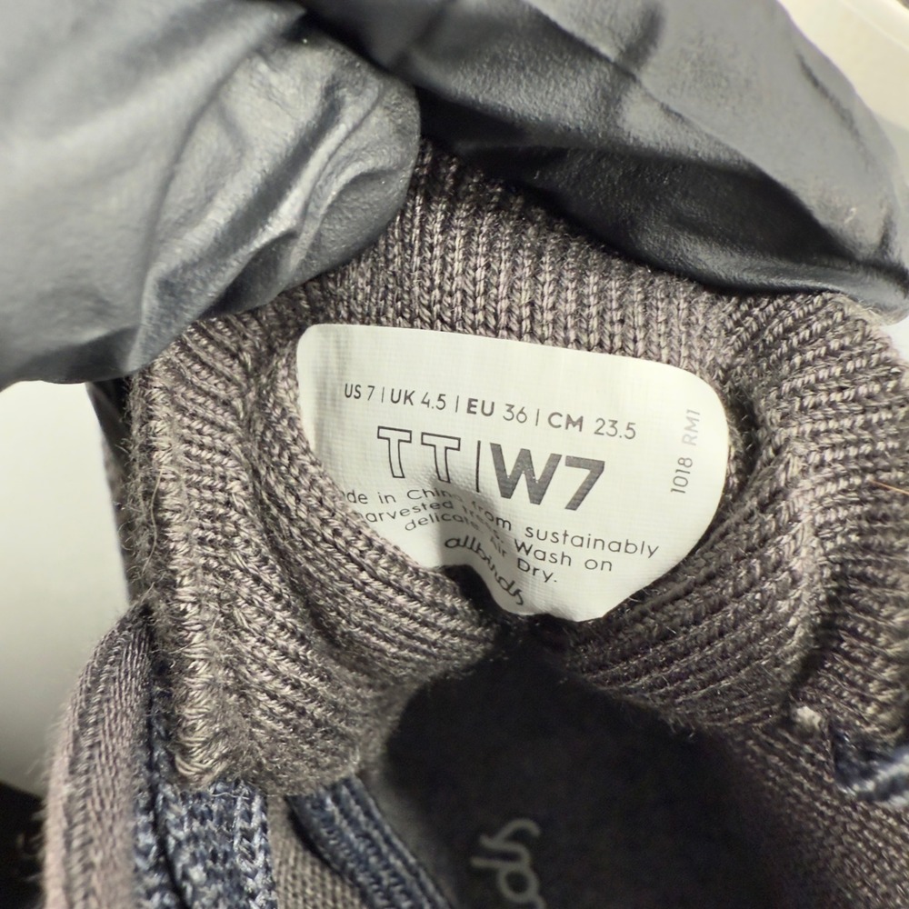 Allbirds Tree Toppers Womens 7 Running Shoes High Top Lace Up Sneakers Trainers - Picture 14 of 16